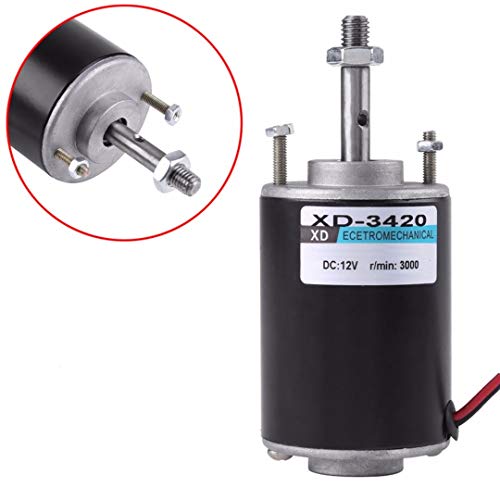 Bbt 12V 30W High Speed Permanent Micro Dc Magnet Motor,30Db Low Noise Reversible Electric Gear Motor For Diy Generator (Dc 12V 3000Rpm) #TOP6