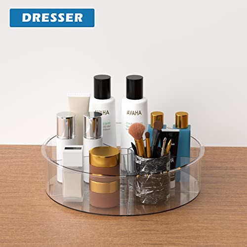 Sanno Round Lazy Susan Rotating Turntable Storage Container Rotating Organizer Spinning Organizer Bins For Kitchen Cabinet, Pantry, Refrigerator, Countertop,Set Of 2 #TOP3