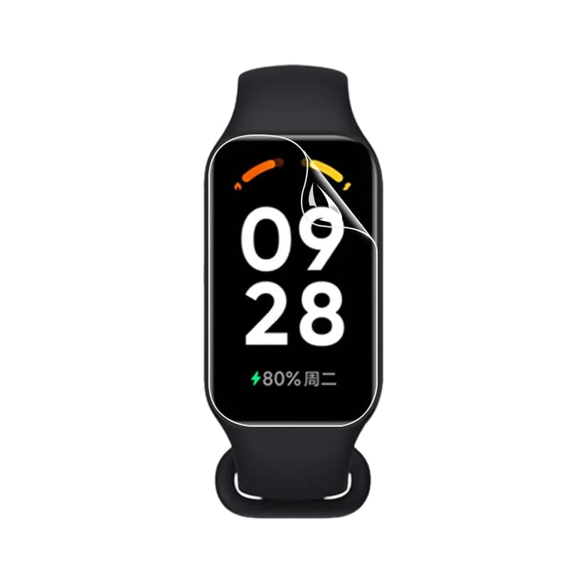 Película TPU Gel para Xiaomi Mi Band 8 Active, Mi Smart Band 8 active (Exclusivo) c/ 2 un