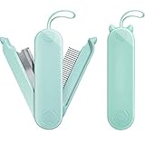 Material de Alta Calidad y Empuñadura Ergonómica: Los dientes de acero inoxidable, el material aseguran la vida útil prolongada del cepillo. El mango ergonómico es muy cómodo para sostener.