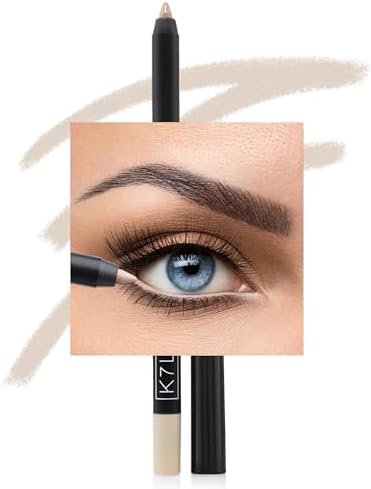 K7L Creamy Eyeliner Pencil for Waterline, Longwear, Vegan, Waterproof