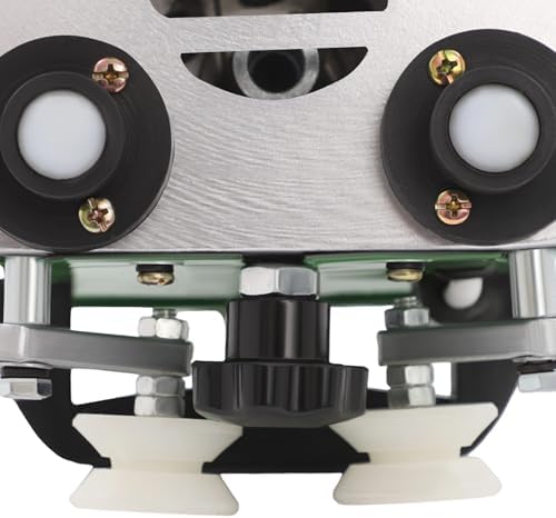 1100W Portable Electric Glass Edge Grinding Machine, Single-Phase Motor, Axial Flow Ventilation, Glass Polishing Tool for Smooth Edges, Ideal for DIY and Professionals (Green)