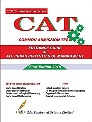 Buy CAT Common Admission Test Entrance Guide of All lndian lnstitute Of ...