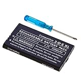  Batería adecuada compatible con Nintendo 3DS XL y NEW 3DS XL, 2000 mAh con destornillador, compatible con SPR-003