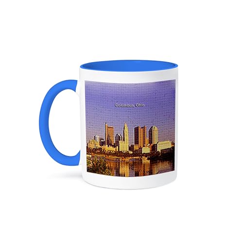 3dRose Columbus Ohio Skyline 11oz Mug