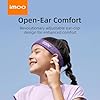 imoo E5 Open Earbuds, Wireless Headset Mic Noise Cancelling, Bluetooth Sports Earphones, Clip on Earbuds for Comfort, Up to 30 Hours of Battery Life(White)