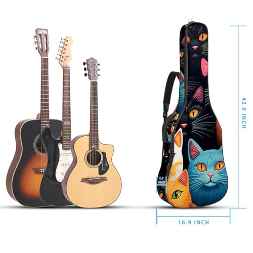 Sac pour guitare acoustique matelassé protégeant de la pluie - 5