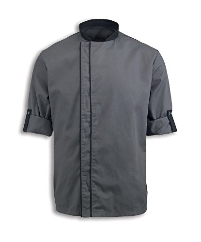 MixStuff Men's Grey Full Sleeves XX-Large Chef Coat's (Chef Jacket) Industrial & Scientific/Work Utility & Safety Clothing