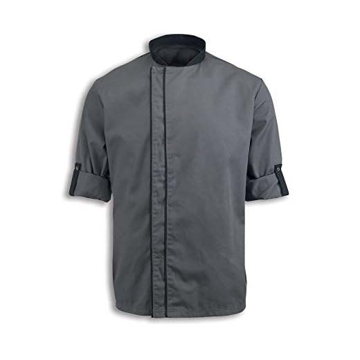 MixStuff Men's Grey Full Sleeves XX-Large Chef Coat's (Chef Jacket) Industrial & Scientific/Work Utility & Safety Clothing