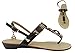 Produktbild Laura Biagiotti Sandalen Damen Schuhe Niedrige 6339 Flip-Flops Casual Schmuck schwarz (Schwarz, numeric_36), Schwarz , 36 EU