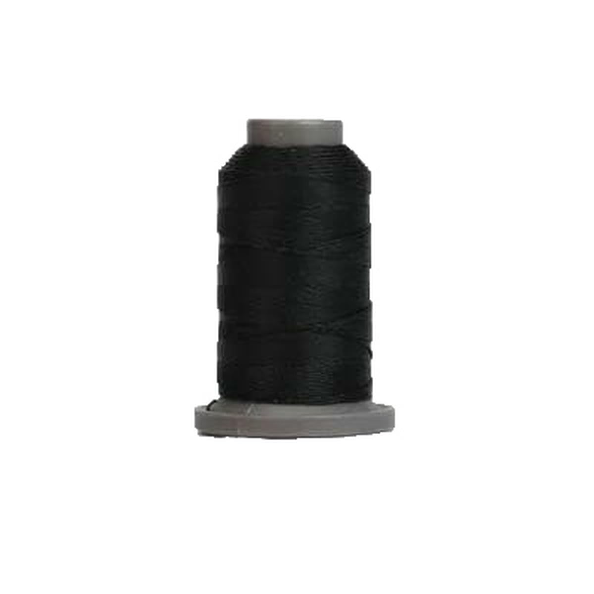 70-120m Round Waxed Thread Repair Cord String Polyester Hand Sewing Line for Braided Bracelet Accessories Leather Craft-Black-1spool-0.45mm-120m