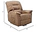 Upholstery Power Lift Recliner Brown Sugar 601025