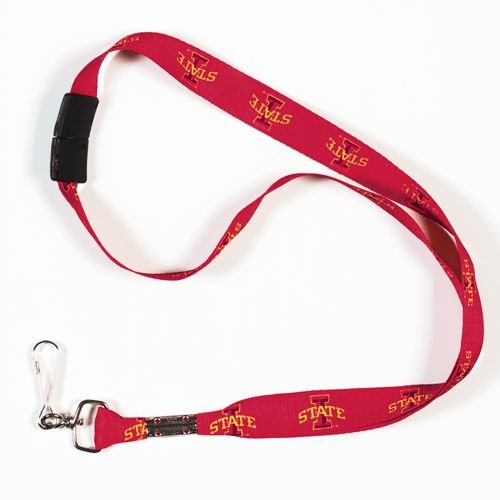 Lanyard Iowa State Cyclones avec système breakaway de sécurité anti-accrochage