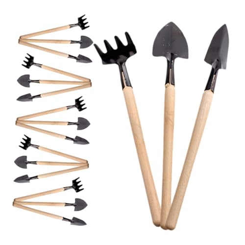 SHINEOFI 6 Sätze Mini Gartenwerkzeug Set Teilig Langlebige Miniatur Gartenwerkzeuge mit Handrechen Schaufel und Kelle Ergonomisch Platzsparend für Zimmerpflanzen Balkon und Kleine SHINEOFI 6 Sätze Mini Gartenwerkzeug Set Teilig Langlebige Miniatur Gartenwerkzeuge mit Handrechen Schaufel und Kelle Ergonomisch Platzsparend für Zimmerpflanzen Balkon und Kleine