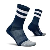 Feetures - Calzini Elite con imbottitura leggera Mini Crew, L