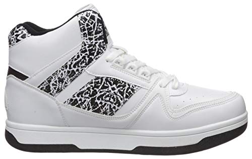 British Knights Men's Kings Sl Fashion Sneaker Sneaker, White/Black/El, 11 Medium #TOP5
