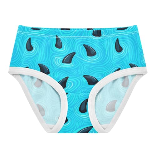 Ocean Shark Blue Toddler Girls's Underwear 2T 2303184 - Main Image