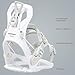 XCMAN Rear Step in Style Snowboard Bindings Lightweight Rear Entry All-Mountain Bindings for Men Women Easy in and Out