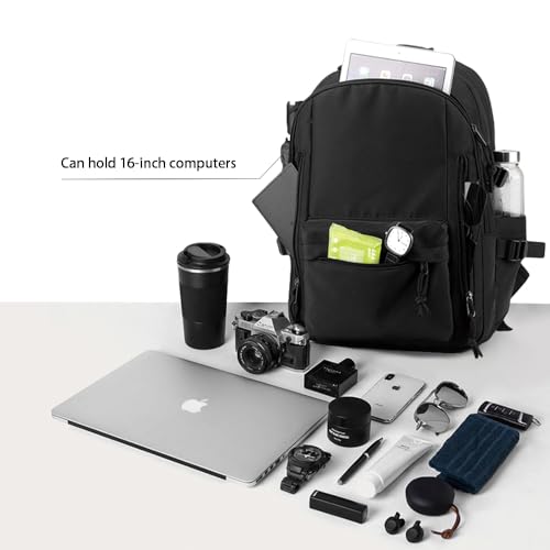 Casual Laptop Backpack for Men and Women, Commuter Backpack, Gym, Travel, Sports, Work, Book Bag, Business Black Backpack, Lightweight Back Pack, Waterproof, 30L.2