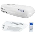 RecPro RV 48V Air Conditioner Non-Ducted Low Profile | With Heat Pump for Heating or Cooling | RV AC Unit (White, 13.5K BTU)