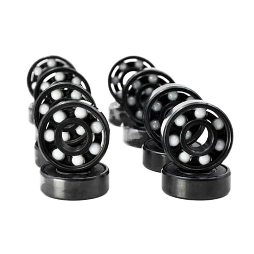 Rodamientos 608 RS cerámicos híbridos de 8x22x7 mm para ruedas de monopatín y longboard