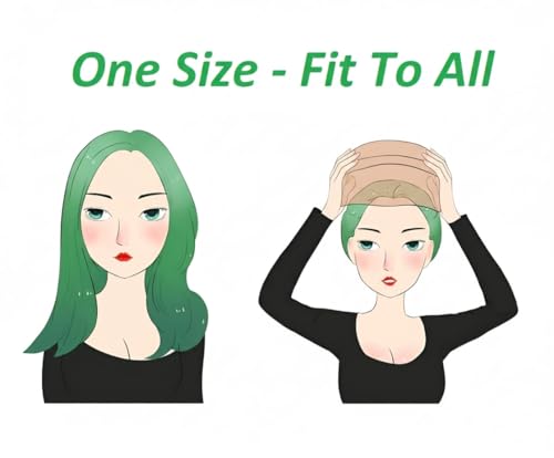 Image of SATKARTAR London UK Double Layer Elastic Stocking Wig Cap for Men & Women | Good Elastic Nylon Net Cap | Breathable & Stretchable Wig Cap for Daily Use