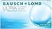 Bausch + Lomb Ultra, sphärische Premium Monatslinsen, Kontaktlinsen weich, 6 Stück BC 8.5 mm/DIA 14.2 / -2.50 Dioptrien