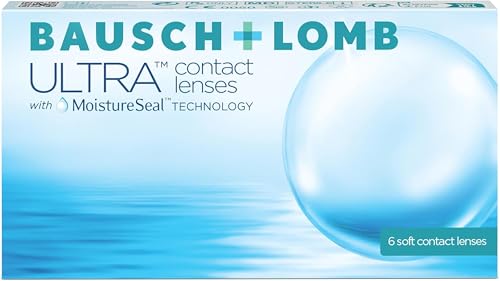 Bausch + Lomb Ultra sphärische Premium Monatslinsen Kontaktlinsen weich 6 Stück BC 8.5 mm/DIA 14.2 / -2.25 Dioptrien