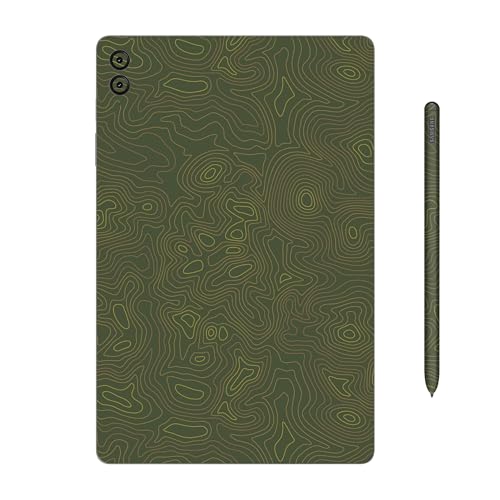 Image of Capes Tablet Skins Compatible with Samsung Galaxy Tab S9 FE Plus | Ultra-Thin Protective Film | Anti-Scratch Vinyl Decal Skin | Not Case /Cover (Terrain, Back Skin + S Pen Skin)