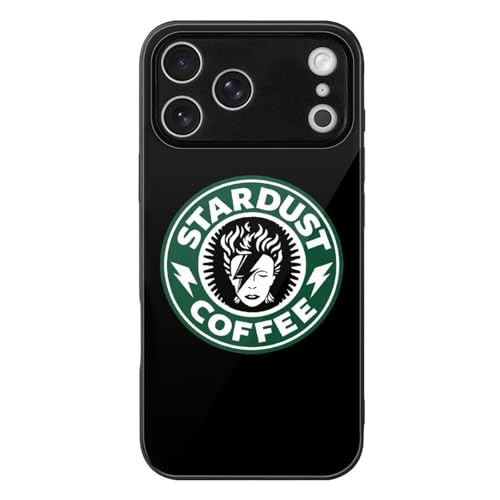 【iPhone17ProMax用ケース】David Bowie デビッド デヴィッド ボウイ コーヒー 強化ガラス TPUバンパー 携帯ケース あいふぉん17ProMaxケース 超軽量 黄変防止 傷つけ防止 人気 プリント Case