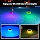 yowin Poolbeleuchtung Solar Teich Deko, Pool Lichter Unterwasser mit Fernbedienung, Dimmbar Farbwechselnde Schwimmende Poollampe Wasserdicht Floating Pool Lights für Whirlpool Badewanne Garten