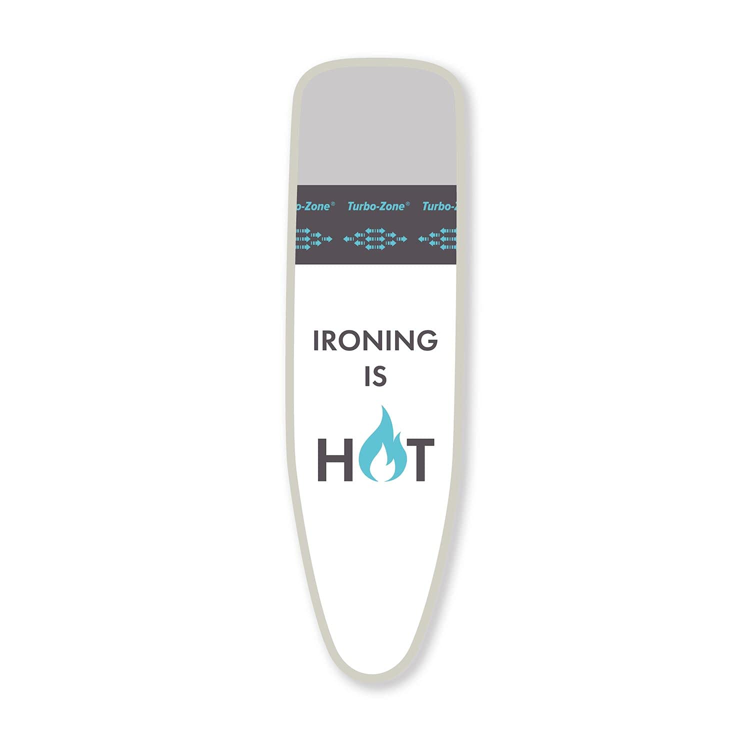 Premium Ironing Board Cover with Turbo & Parking zone – 15x54 Inch – Makes your ironing job a lot easier and save! - Extra Thick Padding – Premium European Quality - Resist Scorching & Staining