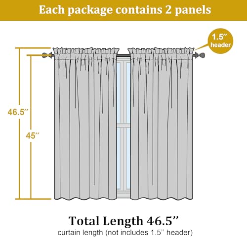 Image of OWENIE Lime Kitchen Sheer Curtains for Bedroom Living Room 45 Inch Length, Bedroom, Soft Solid Light Filtering Voile Short Sheer Curtain for Small Window, 42 inch W x 45 inch L, Lime
