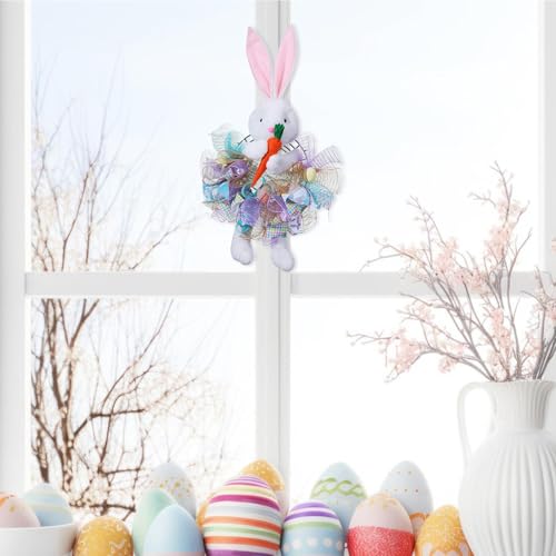 Couronne de Pâques lapin charmant pour sublimer votre table de salon - 7