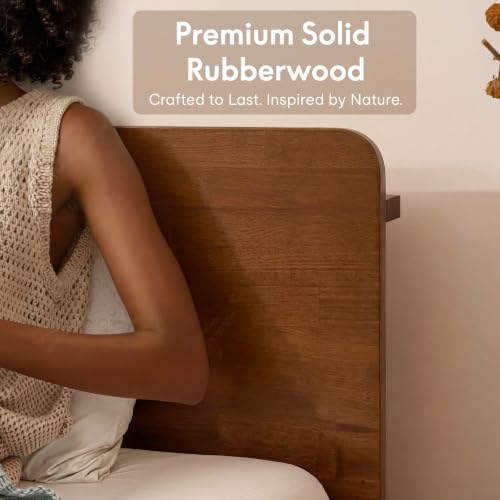 Image of FLEXISPOT Hako G1 Queen Solid Wood Platform Bed with Tool-Free Assembly