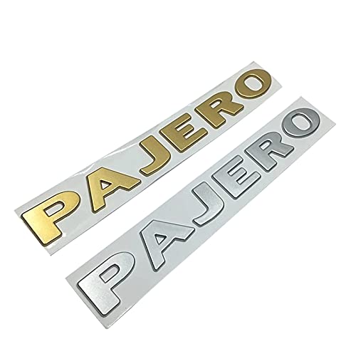 TRUSTTWO Zilveren Goud Fit for Mitsubishi Pajero Brieven Embleem Decor Sticker ABS 3D Auto Front Fender Bumper Trunk… - Image 4