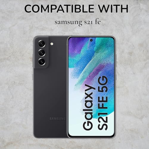 Image of Premium Tempered Glass for Samsung Galaxy S21 FE 5G | Edge-to-Edge Protection | 9H Hardness | Bubble-Free & Case Friendly HD Clear Screen Protector