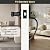 Brotima Black Front Door Handle, Door Handle Exterior, Single Cylinder Front Door Handles Only, Matte Black Front Door Handle No Lock