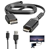 【Design compact avec câble 1 m intégré】Format léger avec 1 m de cable ps2 intégré. Réduit l’encombrement des câbles et convient pour une utilisation quotidienne, les déplacements ou les amateurs de consoles rétro