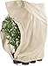 Produktbild FLORABEST ® XXL Pflanzen-Frostschutzvlies mit Reißverschluss und Kordelzug, ca. 2,40 x 2,00 m (sand)