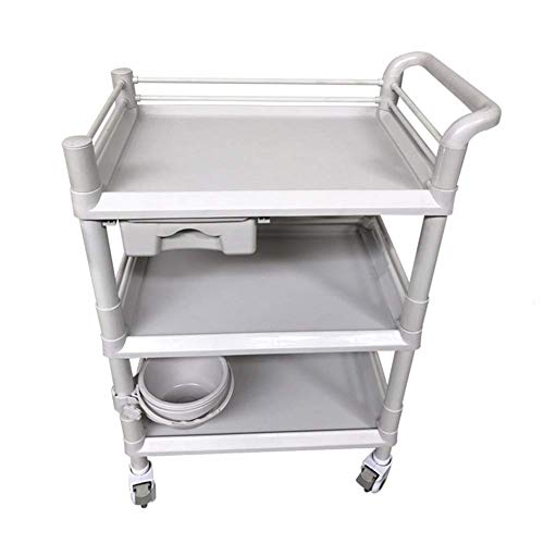 Chariot de stockage mobile blanc pour organiser les petits espaces encombrés - 2
