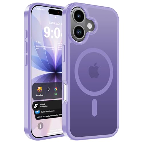 Coque mate iPhone 16 anti-traces de doigts et antichoc WRJ
