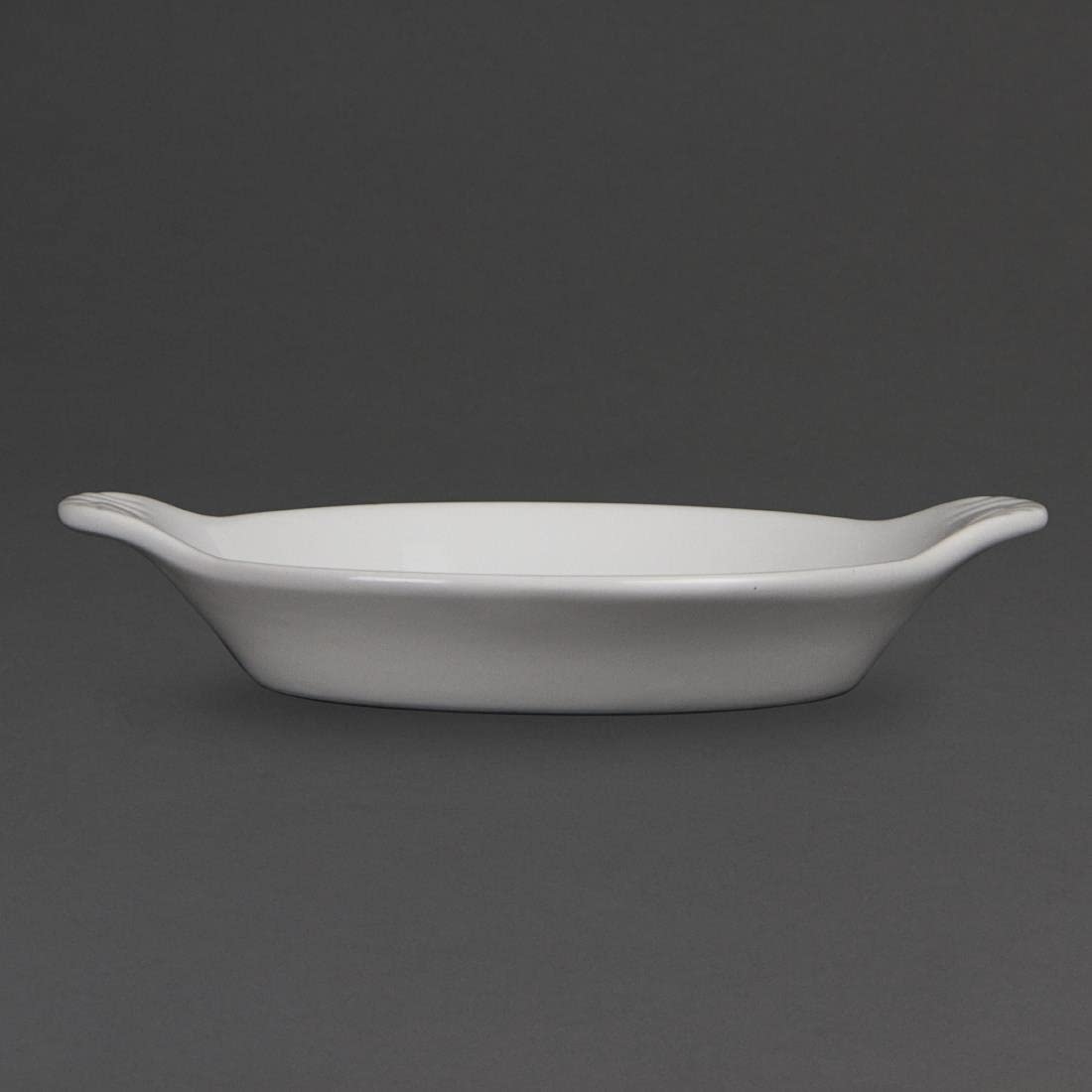 Olympia Whiteware Round Eared Dishes 140X170 Porcelain Serving Plates 6pc