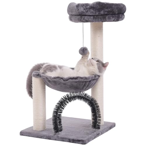 Torre para Gatos Interior 27.8'' Multi-nivel con Rascador