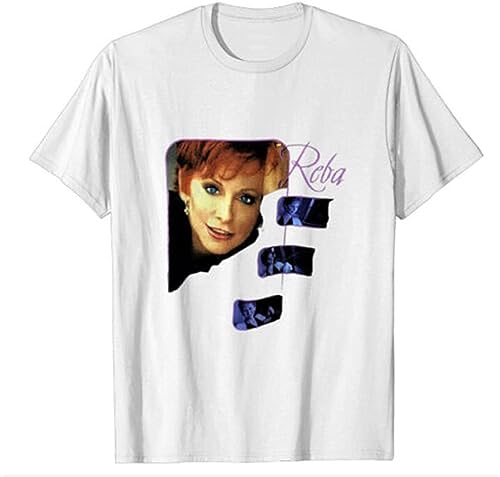 Photo de Reba- Mcentire T Shirt Funny Birthday White Cotton Tee Vintage Gift Men Women
