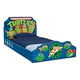 Delta Children - Teenage Mutant Ninja Turtles Upholstered Twin Bed, Green