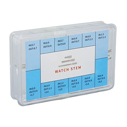 HURRISE Watch Winding Stem Extender, Watch Crown Stem Stem Extender Repairing Replacement Accessory Extender Replacement Watch For Repair Tools & Kits Stainless Steel Watch For Watchmaker