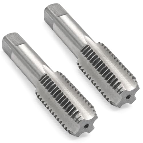 Image of 2pcs M20x2.5 Tap, M20 Metric Thread Right Hand Tapping Tool, HSS Thread Milling Taps (M20 x 2.5, 1 Pair)