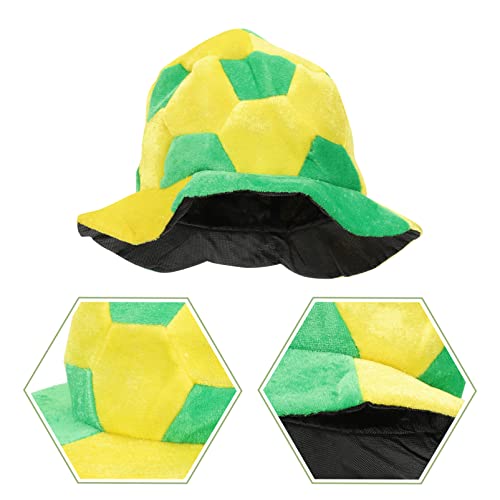 Sosoport Chapéu de Futebol da Copa Do Mundo: Boné Decorativo de Futebol Portátil para Suprimentos de