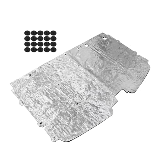 Lskioer Hood Insulation Pad w/Clips Fits for Chevy GMC C1500 C2500 C3500 Suburban Full Size Trucks 1988-1998, Truck Under Hood Heat Shield Blanket Black by Lskioer - Image 5